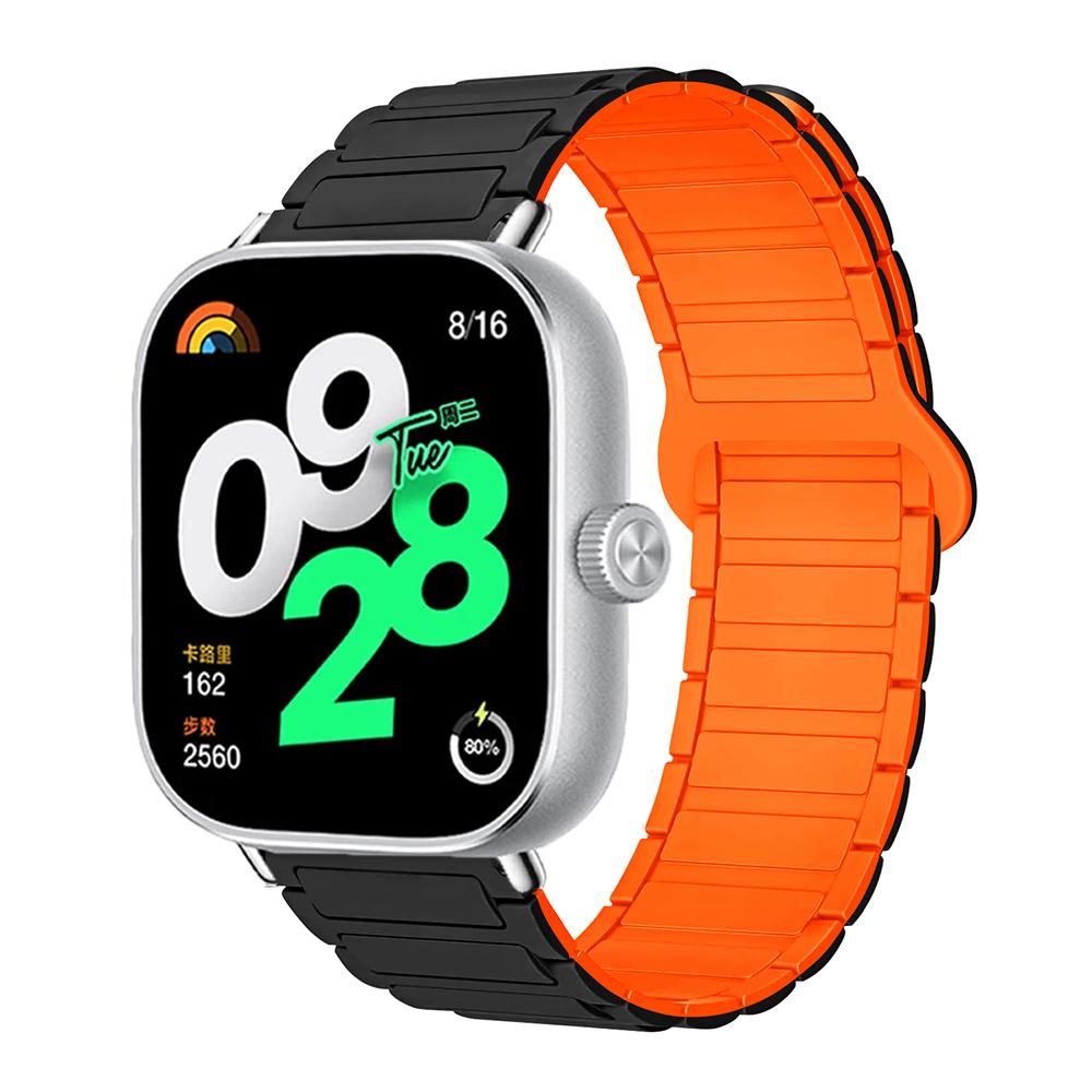 Magnetický náramek pro řemínek Redmi Watch 4 Silikonové pásky pro Xiaomi Mi Band 8 9 pro Řemínek k hodinkám Vyměnitelné příslušenství Correa