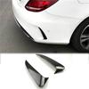 2 Pcs Rear Bumper Air Vent Cover Compatible for C Class W205 C43 C63 Amg 2014-2019(Black)