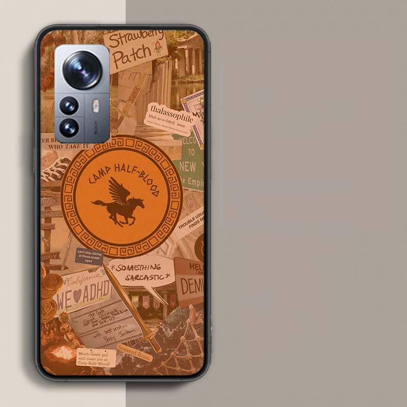 P-Percy J-Jackson Poseidon Camp Half-Blood Phone Case For Xiaomi 15 Poco X7 X6 F7 14 Ultra Mi F6 F5 F4 F3 X5 X4 X3 M6 Pro M5 M5S
