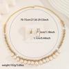European and American Retro Necklace Set Women's Jewelry Rhinestone Imitation Pearl Exaggerated Jewelry Bridal Wedding Accessories
