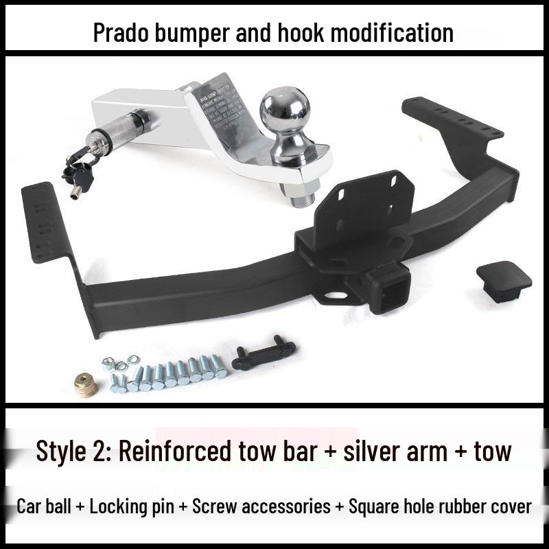 Prado Trailer Hitch: Compatible with 2700/4000 LC120/150 Rear Tow Bar Towing Hook