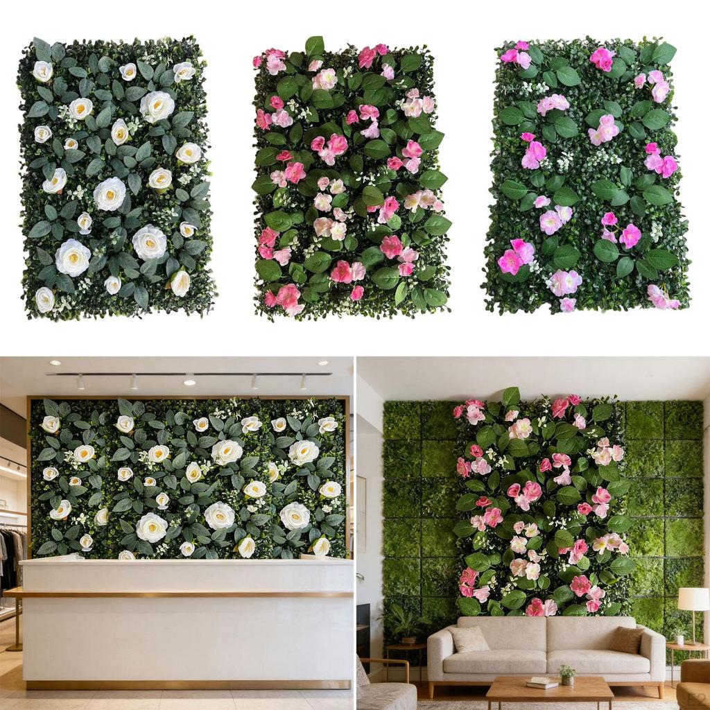 Artificial Grass Wall Panel Plant for Privacy Wedding Deck