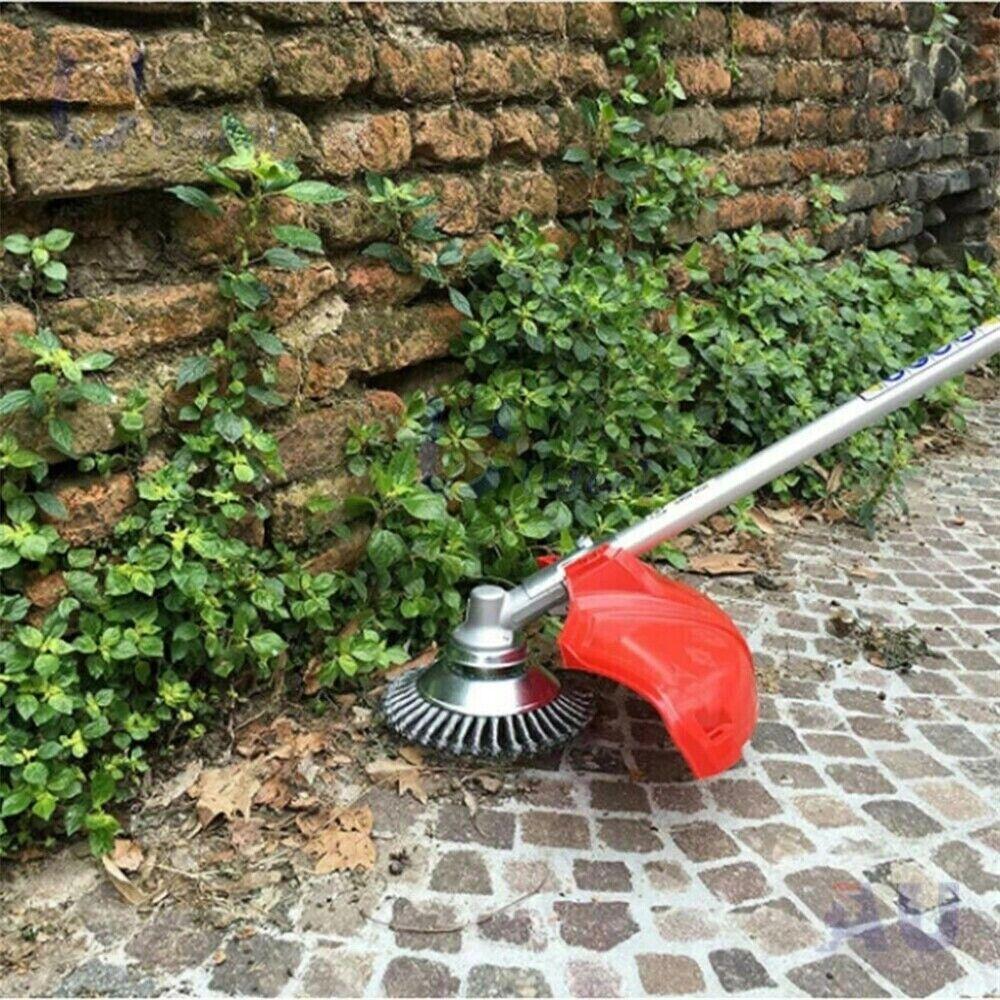 Steel Weed Trimmer Brush Grass Cutting Head Lawn Mower Blades for Gasoline Engines Durable Gardening Accessory