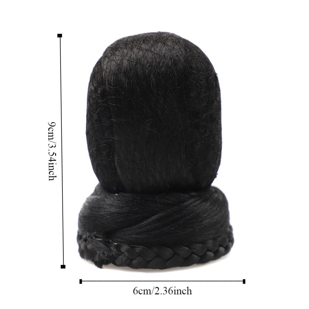 Hanfu Hairpin Hanfu Wig for Men Chinese Style Fake Hair Bun Ancient Style Hair Crown  Ming Dynasty