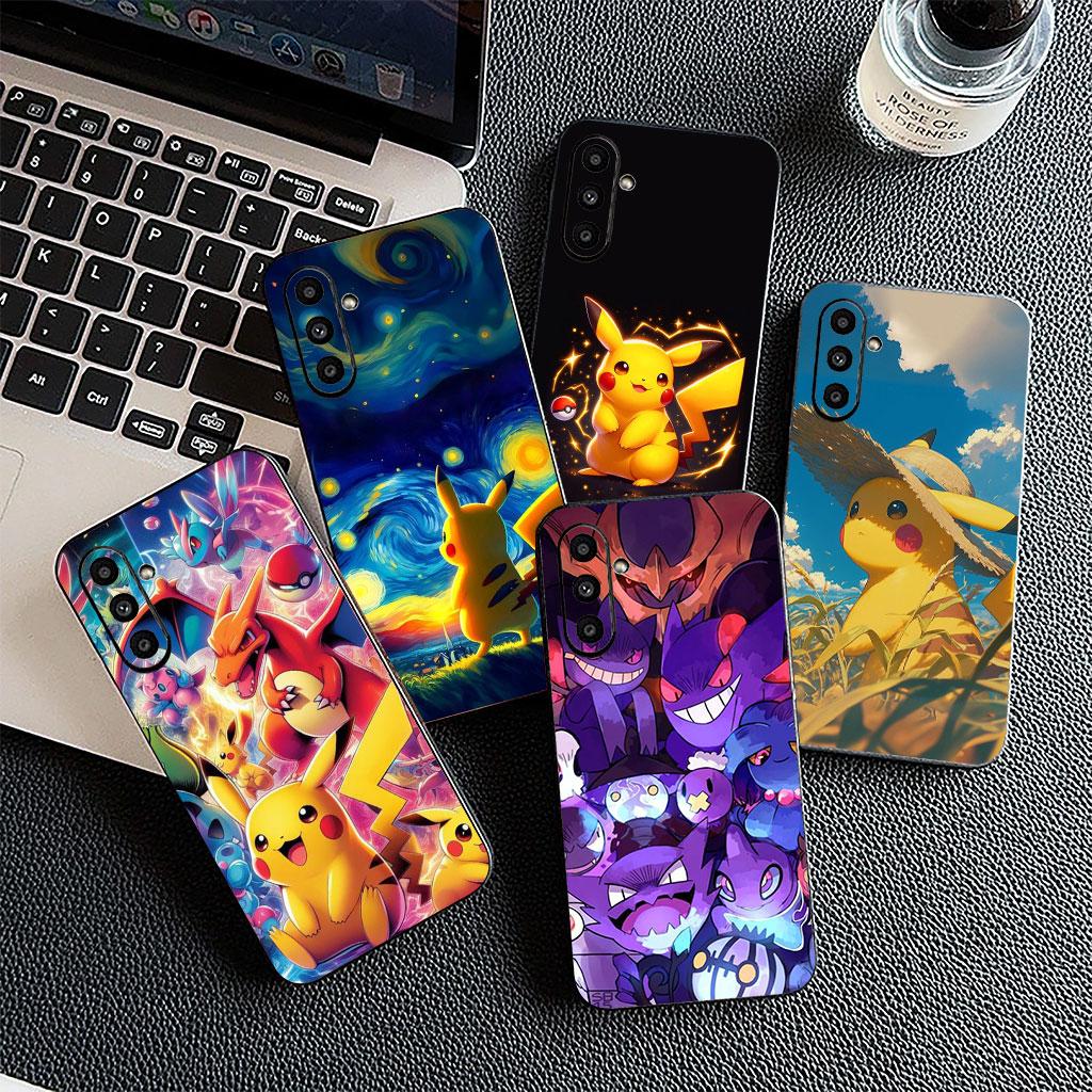Phone Cover for Motorola Moto G22 G23 G32 G53 G60 G72 G64 G20 G8 G9 Plus Power E13 E20 E32 Case Gengar P-Pokemons GO P-Pikachus