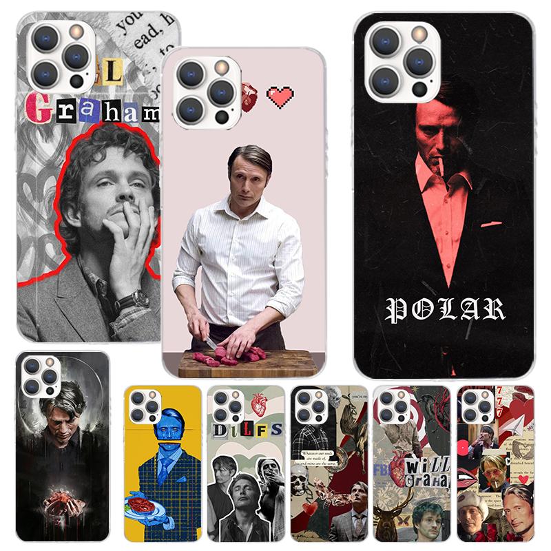 Hannibal Movie Phone Case For iPhone 17 16 15 14 13 12 11 Pro Max Mini Plus Air 7 SE 8 Soft Silicone Print Shell Funda For Apple