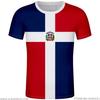 Den dominikanske republikk 3D-trykte T-skjorter for menn kvinner avslappet gate kort ermet topper pustende komfortable utendørssports-t-skjorter
