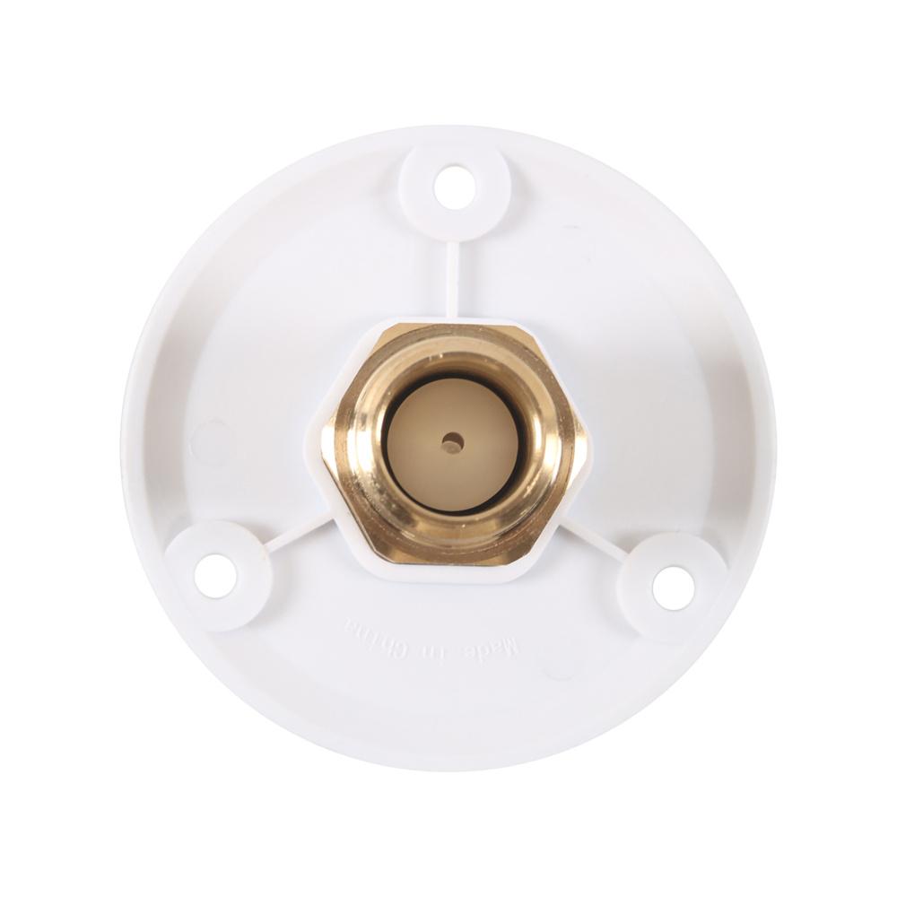 White Water Fill Inlet Flange Brass with Check Valve Fit for RV Camper