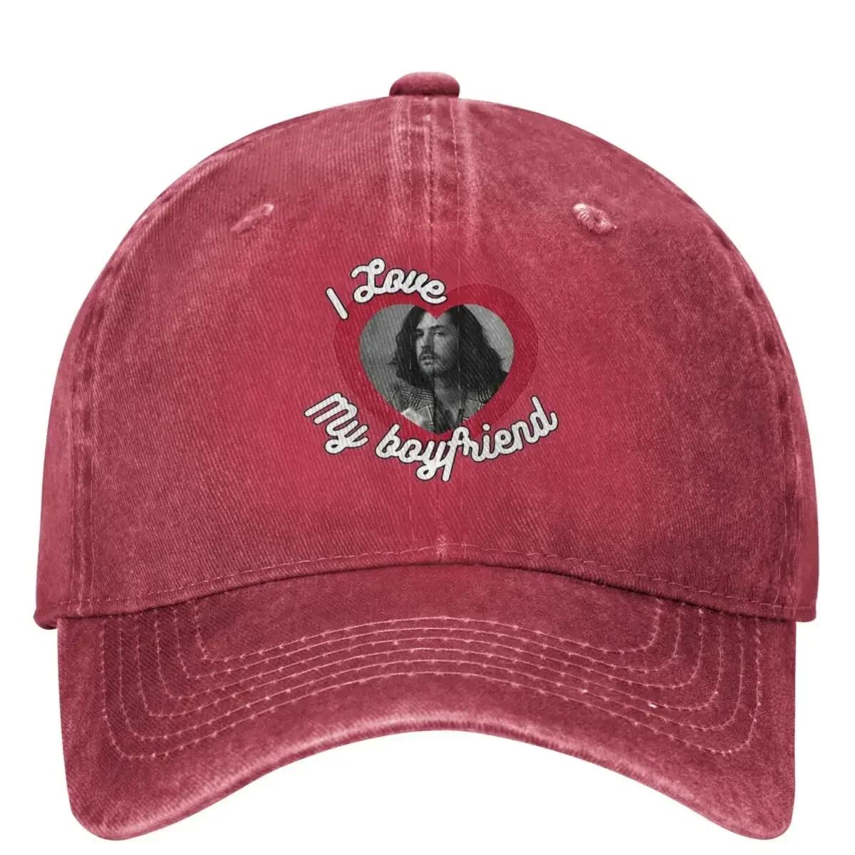 

I Love My Boyfriend Baseball Cap Hozier Tennis Skate High Quality Trucker Dad Hat Unisex Women Fashion Sun Visors Baseball Caps One Size