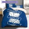 Patrón del logo del Birmingham City Ropa de cama Decoración del hogar Regalo de cumpleaños (1 * funda nórdica + 2 * fundas de almohada, sin núcleo)