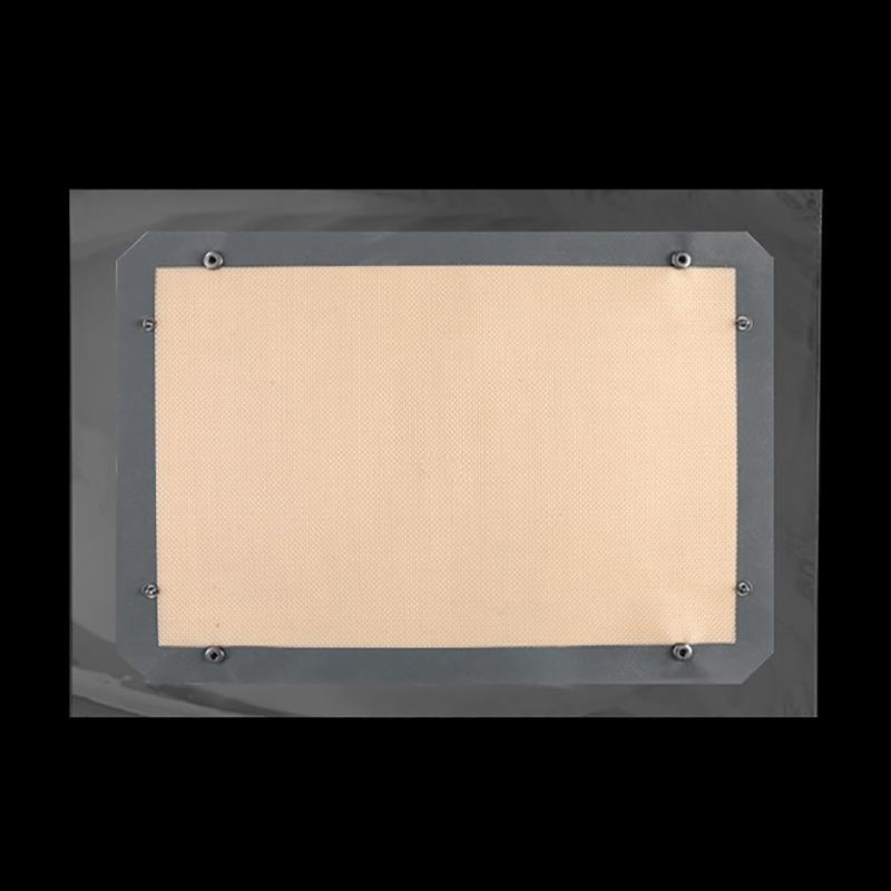 Leak Free Non-Stick Silicone Baking Mat Silicone Oven Liners With Button Reusable Food Safe Liners For Air Fryer Ovens Placemats