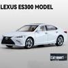 Model Car 1/24 Scale ES300 Alloy Diecast Collectible Toy Car with Light and Sound Toy Vehicle Door Can Be Opened