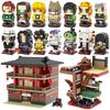 MOOXI Anime MOC Bricks Set Cartoon Movie BrickHeadsed Model DIY Action Figures Scene Building Blocks Kids Toys For Children Gift