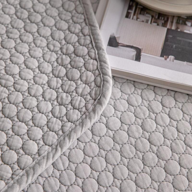 Pure cotton sofa cushion, universal in all seasons, non-slip, small and fresh  high-end sofa cover towel, cream wind seat cushion