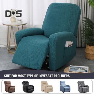 Housse de fauteuil inclinable élastique pour fauteuils inclinables à siège unique, protection extensible pour fauteuil inclinable, lavable en machine, housse ajustée pour une protection complète contre