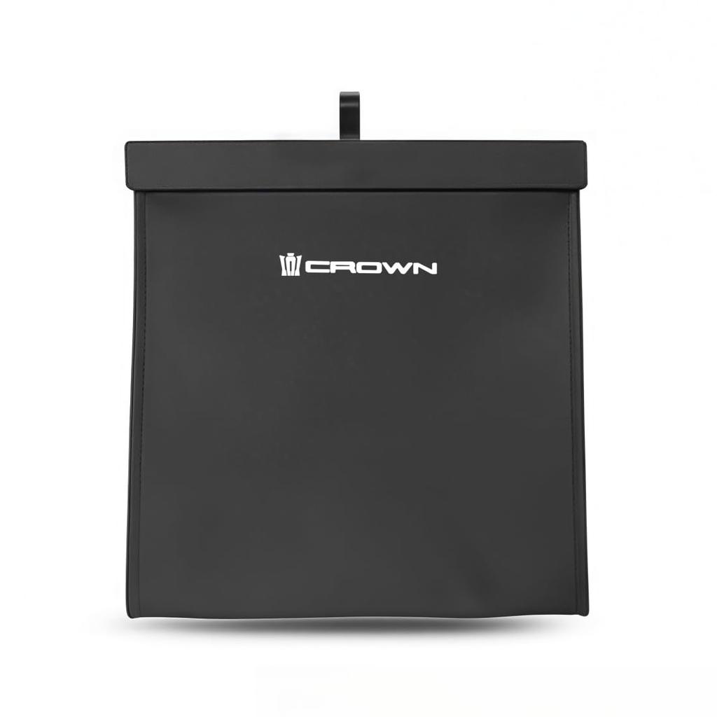 Car Trash Can with Magnetic Closure for Crown 220 Includes Trash Slim Large for Rear Multifunctional Convenient Item (17, 18, 20, 200, 210, Series) -
