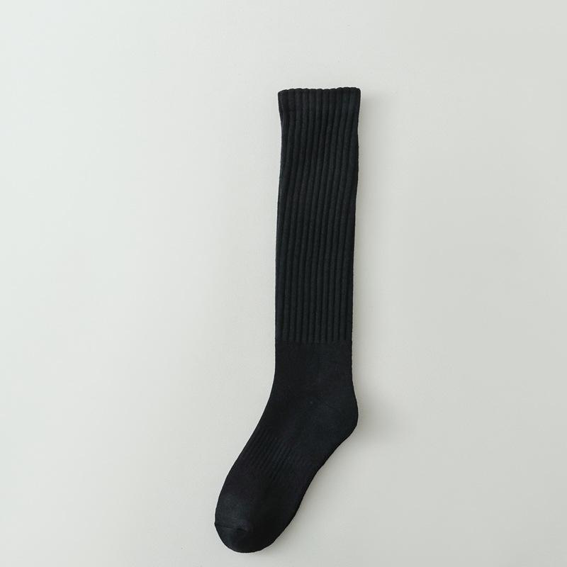 

Winter Men S Stockings Trend Terry Sports Calf Socks Men S Medium Tube Socks Towel Bottom Basketball Sports Men S Socks One size fits all чорний