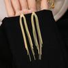 New Trendy S111 Silver Needle Long Fringed Earrings for Women, Design Sense, Temperament, High Sense, Personalized Earrings, Earrings.