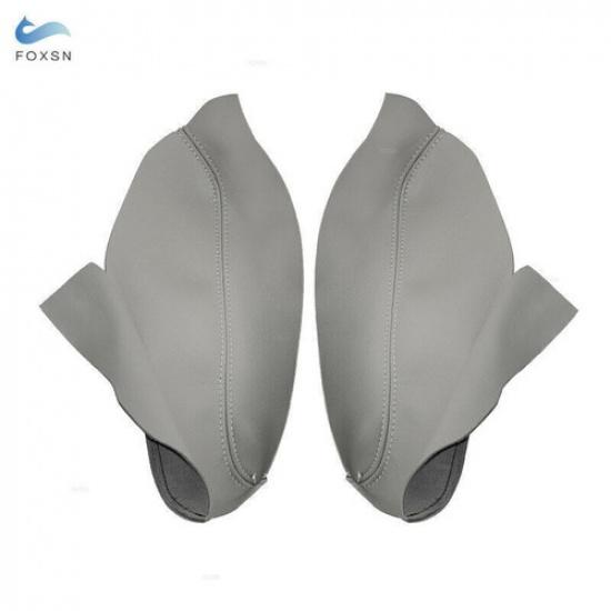 For Dodge Charger 11-19 Front Pair Left&Right Door Armrest Panel Leather Cover