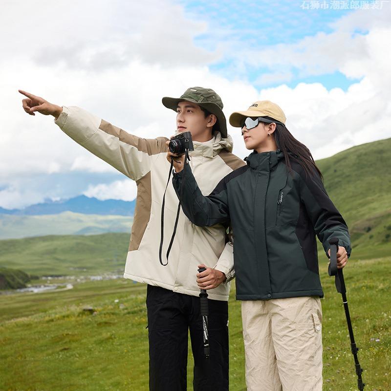 Mountain outdoor new jacket men's and women's outdoor sports windproof and waterproof hiking mountain riding