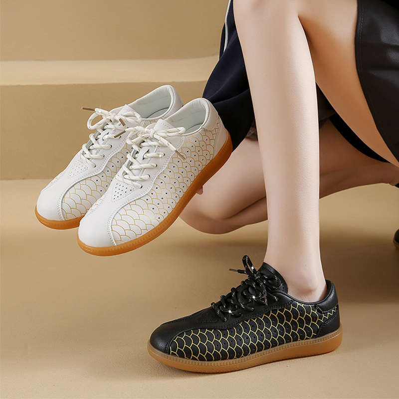 Oxford sole  spring and autumn new soft-soled lightweight casual running shoes versatile sports tai chi shoes