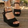35-43  Women's Wedges Sandals High Heels Sandals Women Sandalias Plataforma  43