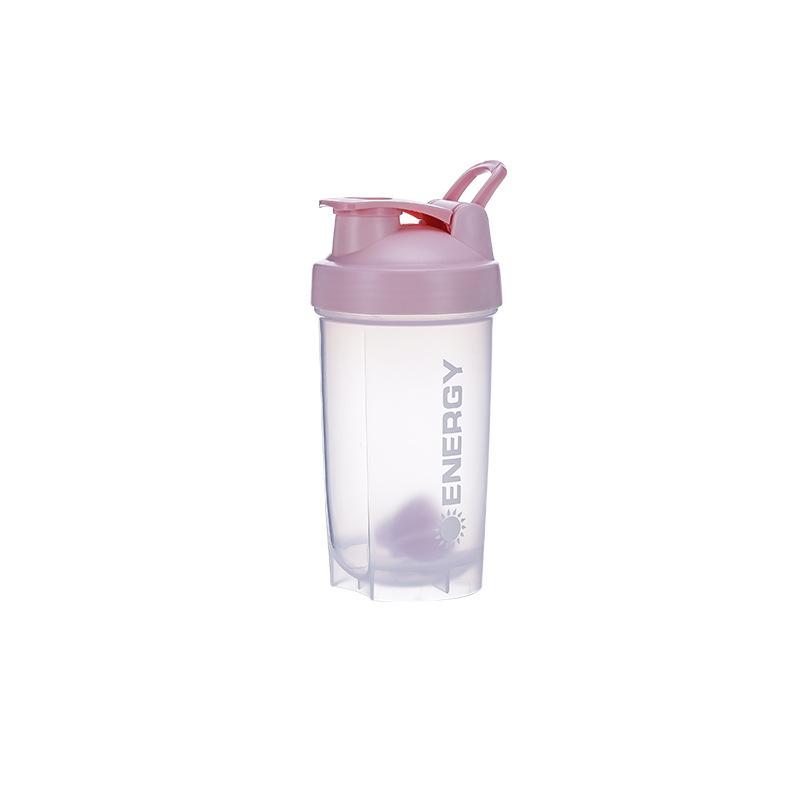 

500/700ml Portable Shaker Bottle with Stirring Ball Is Perfect for Protein Shakes and Pre-workout Water Bottles without BPA 500ml