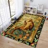 Black Cat Floral Garden Carpet Is Suitable For Living Room And Bedroom Doormats Office Balcony Decorative Carpet A11