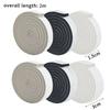 2-6pcs Self-Adhesive Sponge Foam Insulation Tape Door Window Sealing Strip Weather Stripping Soundproof Windproof Dustproof Seal