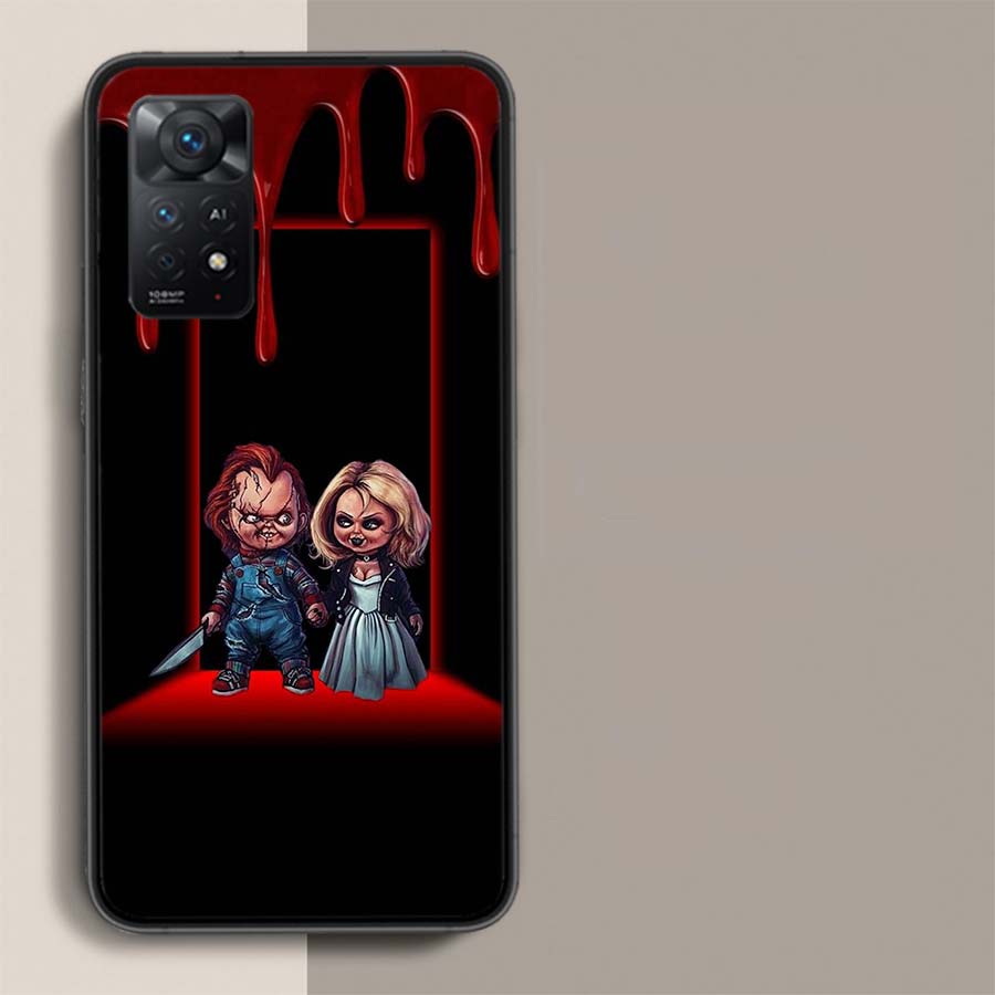 Chucky Doll Horror Movie Phone Case For Xiaomi Redmi Note 12 Pro Plus 5G 12S 11 11E 11T Pro 10 9 8 7 11S 10S 4G 9T 8T 9S Capa Co
