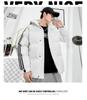 Stilvolle Herren Winter Daunen-Baumwolljacke mit Kapuze - Trendige, Warme, Dicke, Locker geschnittene Outerwear im Hong Kong Stil für Paare.