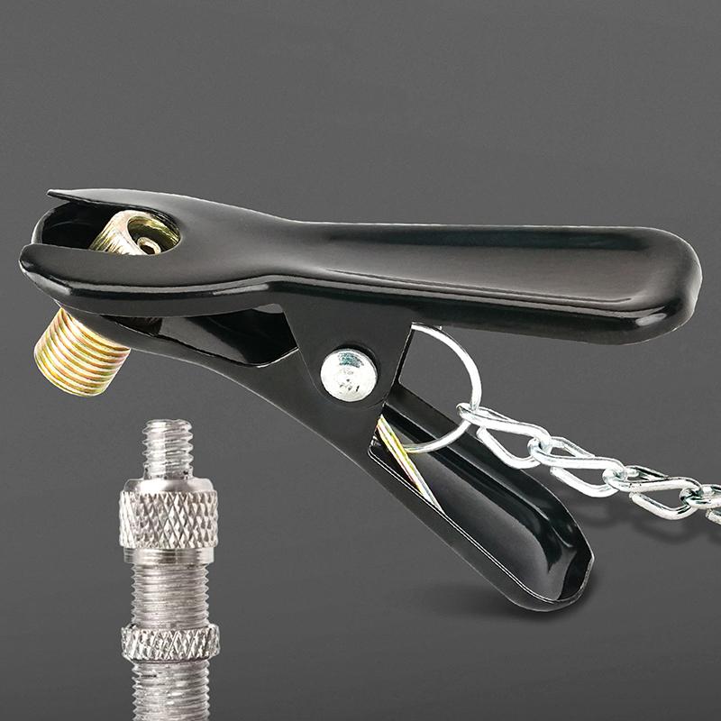 2Pcs Tire Inflator Nozzle Bike Pump Nozzle Multi-Use Connector For Head Bike Pump Head Pump Adapter Bicycle Converter
