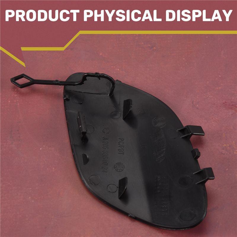 AA92-Front Bumper Tow Hook Cover Eye Cap For W205 C300 C400 C63AMG 2015 2016 A2058850724