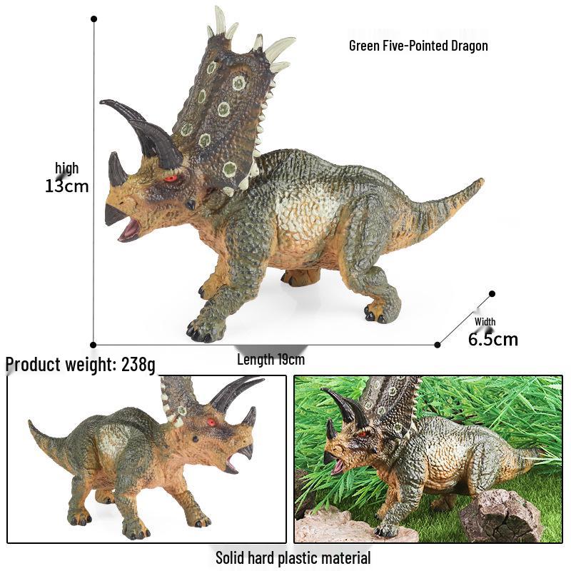 Jurassic Dinosaur Toy Model: Parasaurolophus, Brontosaurus, Diplodocus - Earthquake Dragon Children s Gift