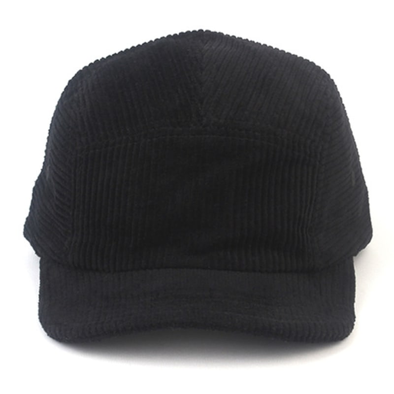 Universal Chemistry Wire Corduroy Black Campcap - Big Size Camp Cap