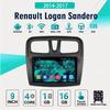2Din Android Car-Play Car Radio,Renault Logan Sandero 2014-2017,Multimedia Player Head Unit Stereo GPS Navigation BT WIFI,1+16GB