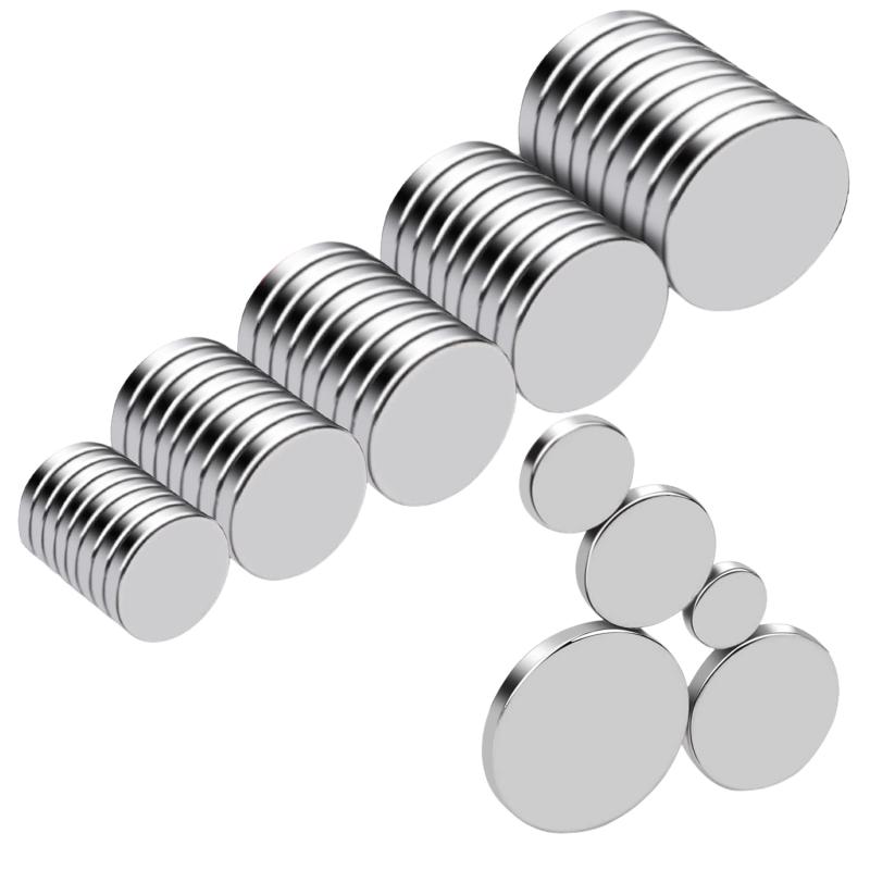 Super Powerful Magnets Strong Disc Magnets For Fridge Diy Building Scientific Craft Education 5X2 8X2 10X2 10X3 Fridge Magnets