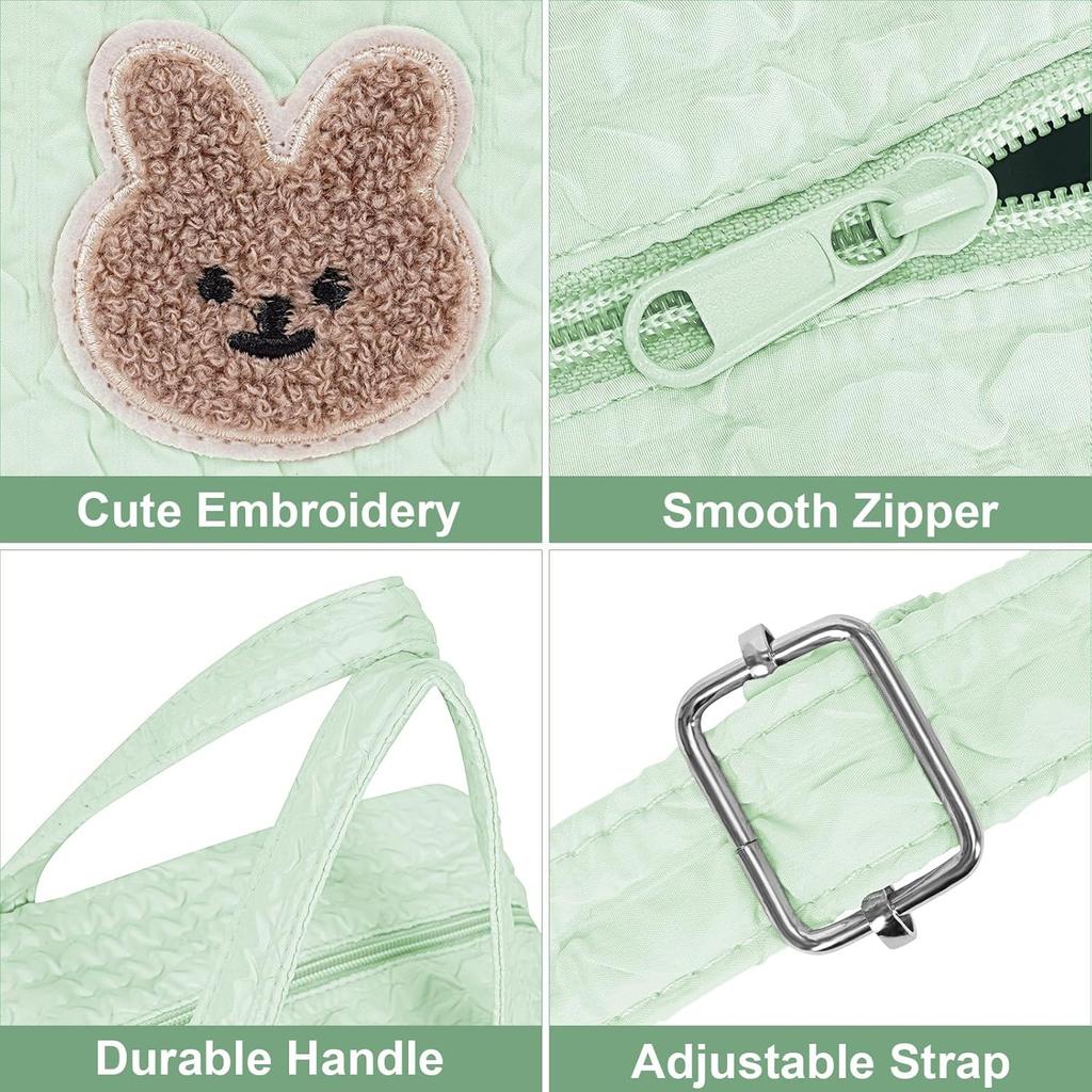 Baby Diaper Bag,Small Diaper Bag Tote Crossbody Diaper Bag Cute Quilted Diaper Bag Baby Travel Shoulder Bag with Strap
