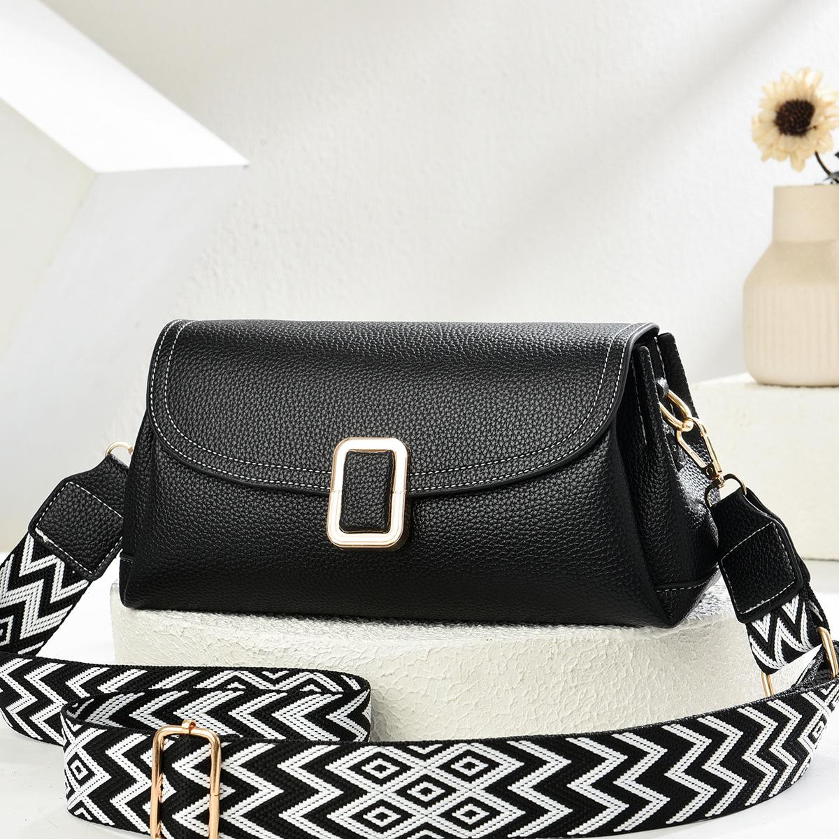 

Новая Мода Сотни Премиальных Чувств Мульти Клип Кроссбоди Сумка на Плечо - Женская Мягкая Прочная Вместительная Сумка для Поездок чёрный