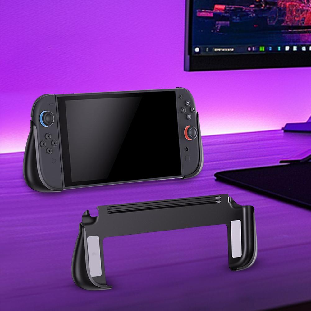For Nintendo Switch 2 Game Console Grip Handle ABS Anti-Slip Ergonomic Grip Holder Wear Resist Hand Grip Stand Game Accessories