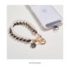 Women Fashion Pearl Wrist Mobile Phone Lanyard Chain Accessory