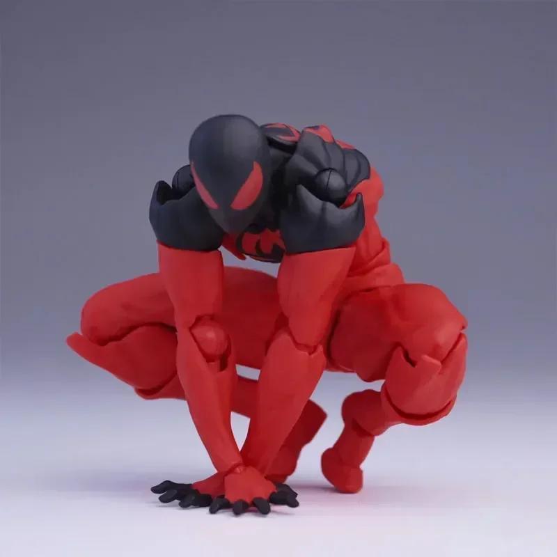 In Stock New Mess Toys The Black Neighbor Symbiotic Spider-Man Venom Suit Joint Action Figures Ornaments Boy Gift Poseable Articulated Scale Detailed