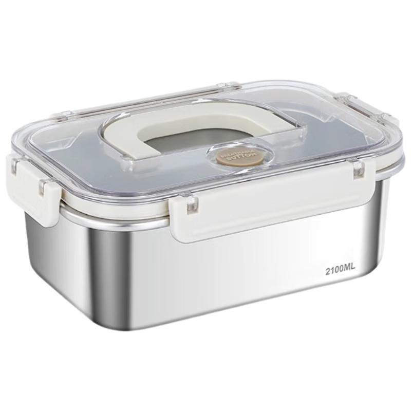 Stainless Steel Portable Food Container with Handle