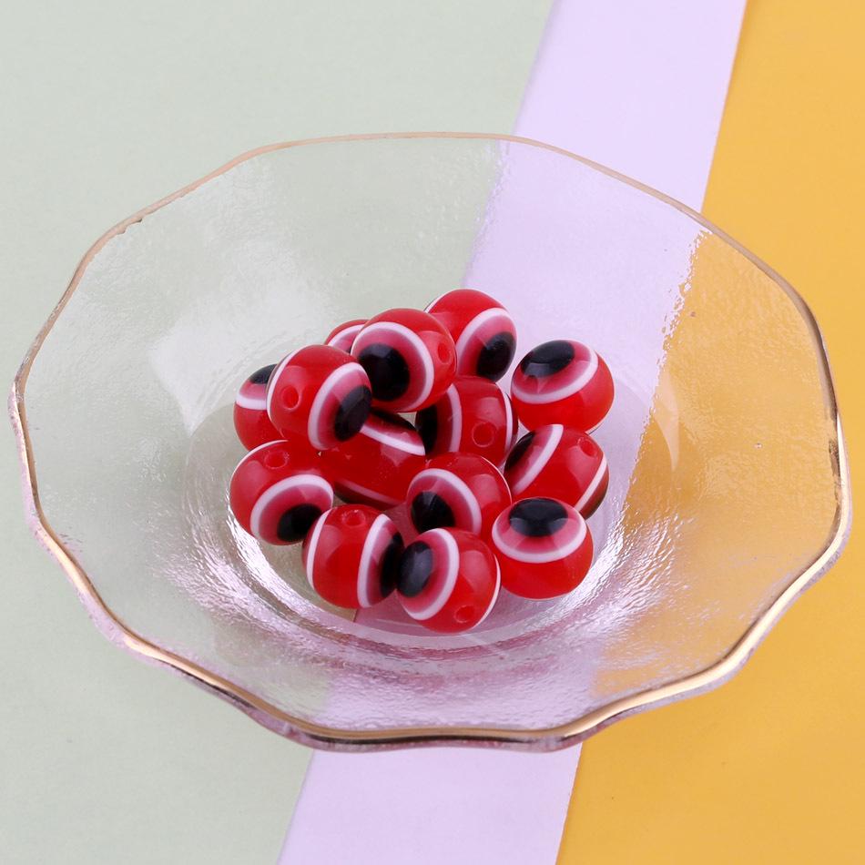 Mixed Size Transparent Resin Eye Beads for DIY Jewelry and Bracelets