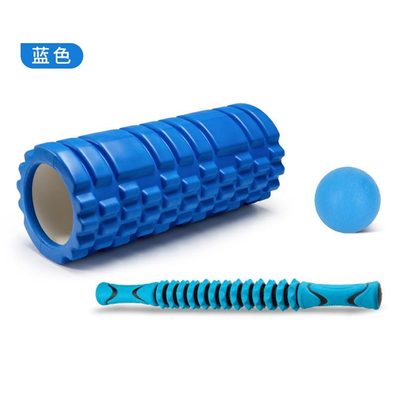 Foam Roller Set With Massage Ball Gear Stick Myofascial Release Yoga Fitness Recovery Tools