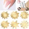 Nail Art Tool Stencil French Tip Smile Line Multi-Sizes Easy Edge Cutter Trimme^