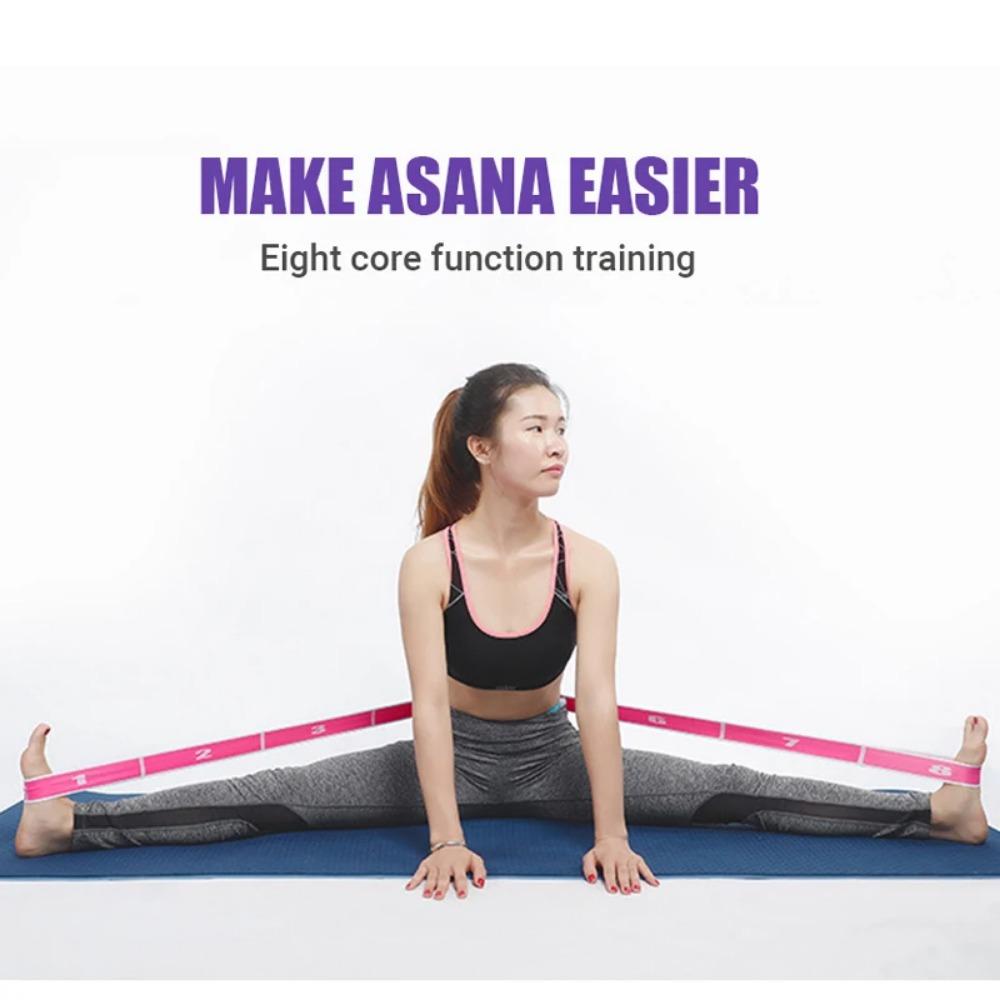 Benzi elastice de rezistență pentru yoga, copii, adulți, antrenament de dans, sală de gimnastică, acasă, Pilates, exercițiu, curea de tragere, curea de fitness, sport