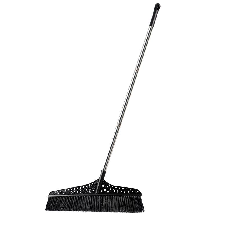 Extra Large Outdoor Hard Bristle Broom for Yard, Courtyard, and Garden Sweeping