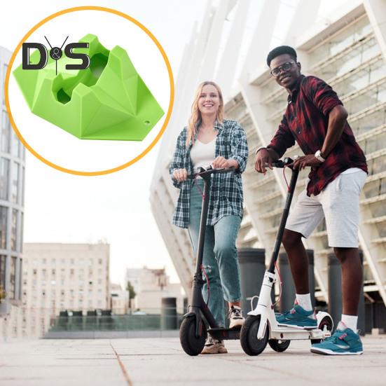 Scooter Stand Parking Support Kick Scooter Holder Anti-Slip Scooter Rack Floor Scooter Storage Accessories for Most Scooter Wheels