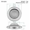 Kitchen Sink Filter Stainless Steel Mesh Sink Strainer Filter Bathroom Sink Strainer Drain Hole Filter Sewer Screen Strainers
